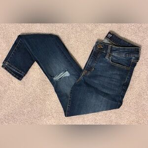 GAP Women's Skinny Jeans - Dark Blue